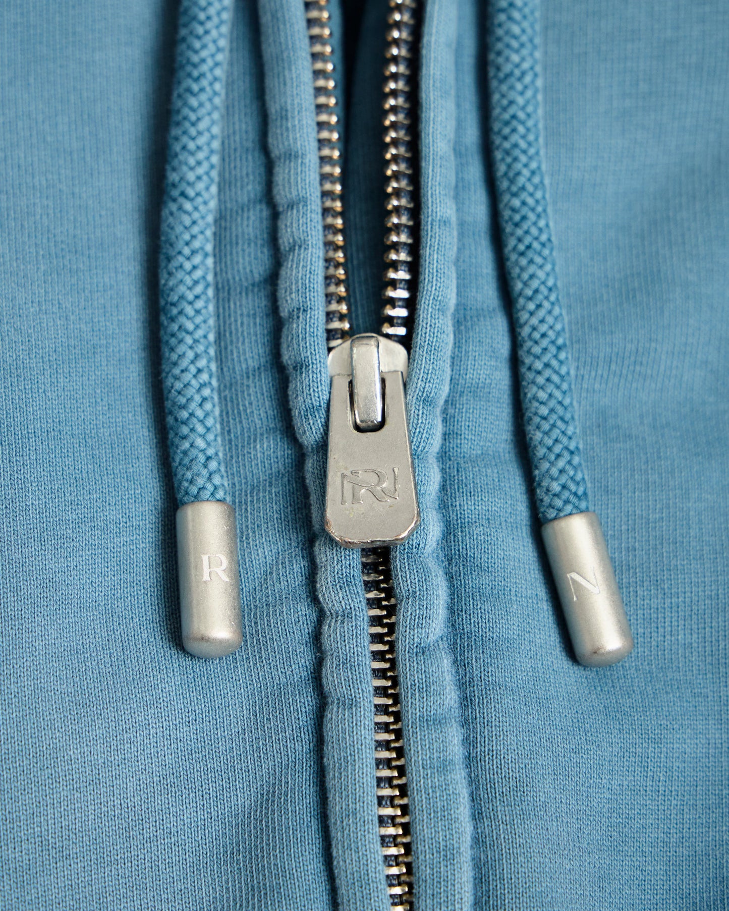 Barix™ Core Hand Sprayed Zip Hoodie Faded Blue