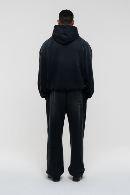 Barix™ Core Hand Sprayed Hoodie Faded Black