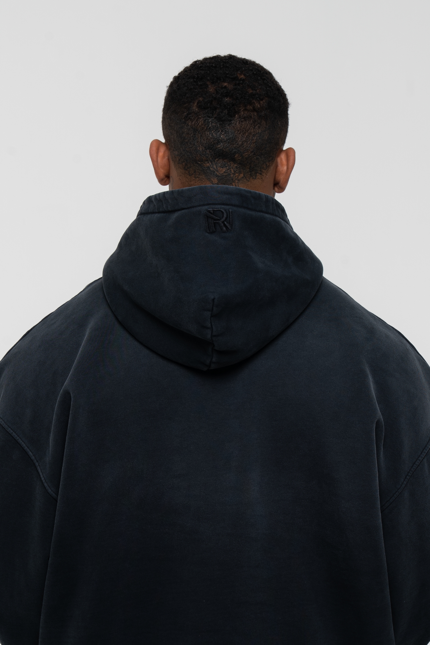 Barix™ Core Hand Sprayed Hoodie Faded Black