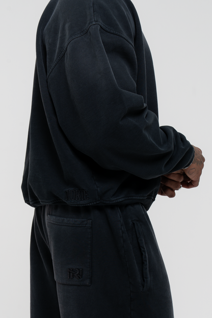 Barix™ Core Hand Sprayed Sweater Faded Black