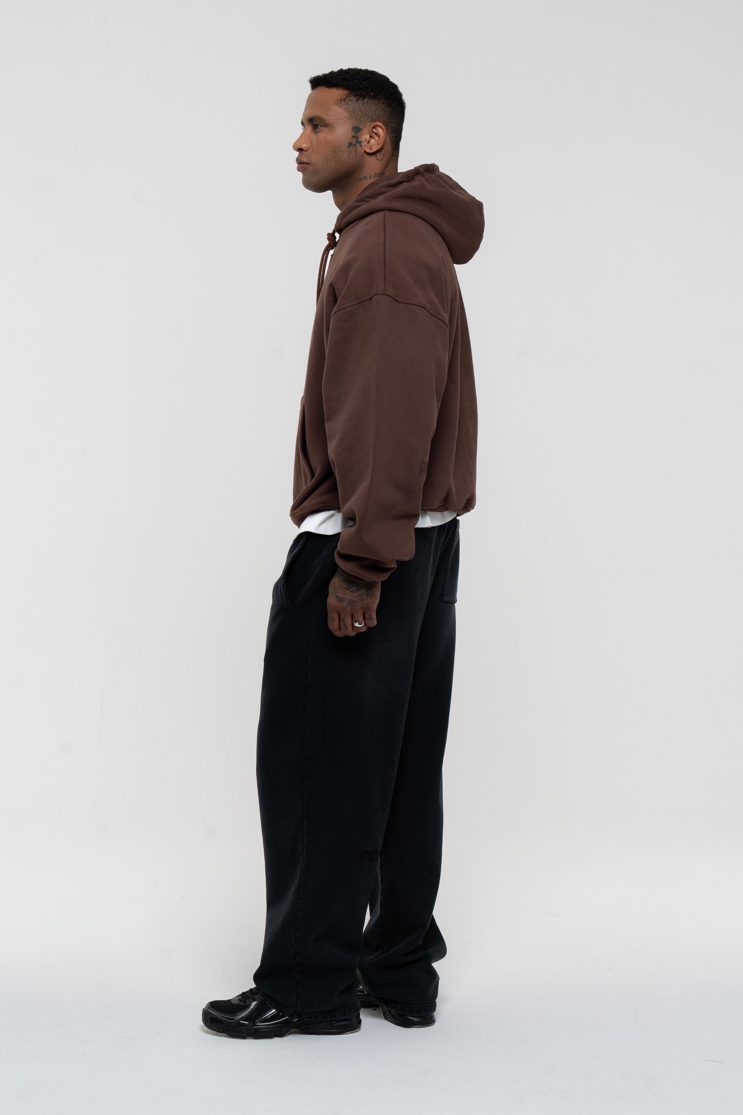 Barix™ Core Zip Hoodie Mocha Brown