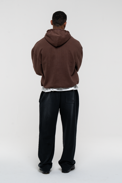 Barix™ Core Zip Hoodie Mocha Brown