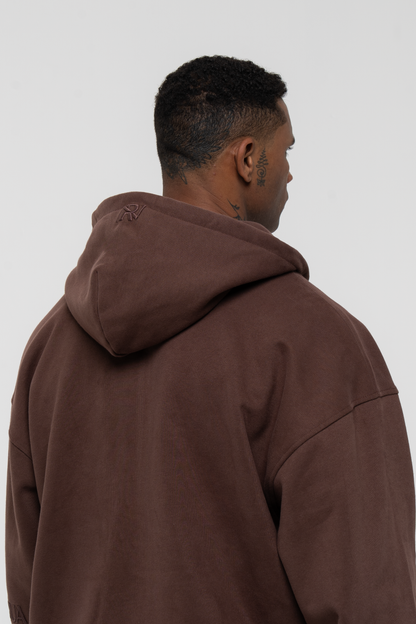 Barix™ Core Zip Hoodie Mocha Brown