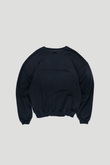 Barix™ Core Hand Sprayed Sweater Faded Black