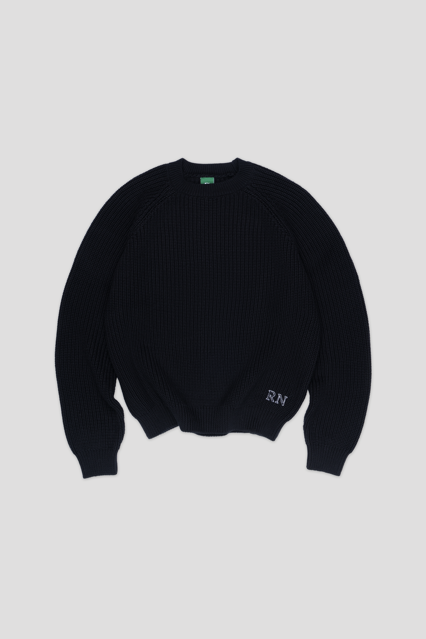 Barix™ Heavyweight Knitted Jumper Black